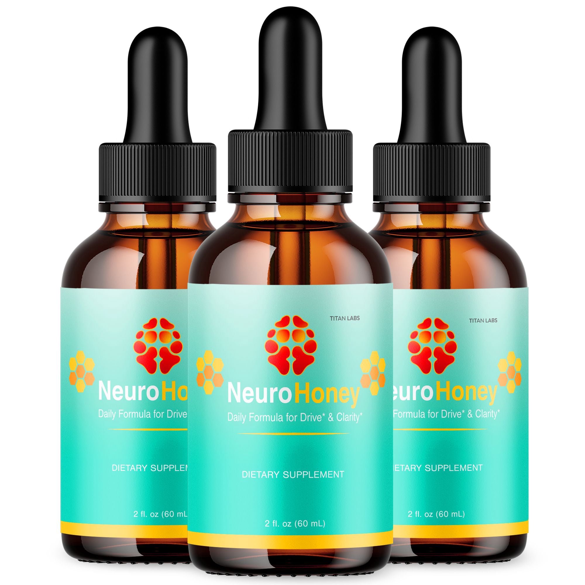 Neuro Honey® memory & focus support capsule — 3 bottle pack